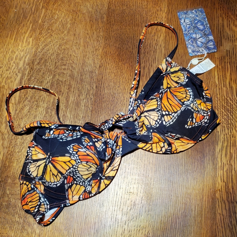 Toluca Swim Angelina Underwire Bra Top- Monarch